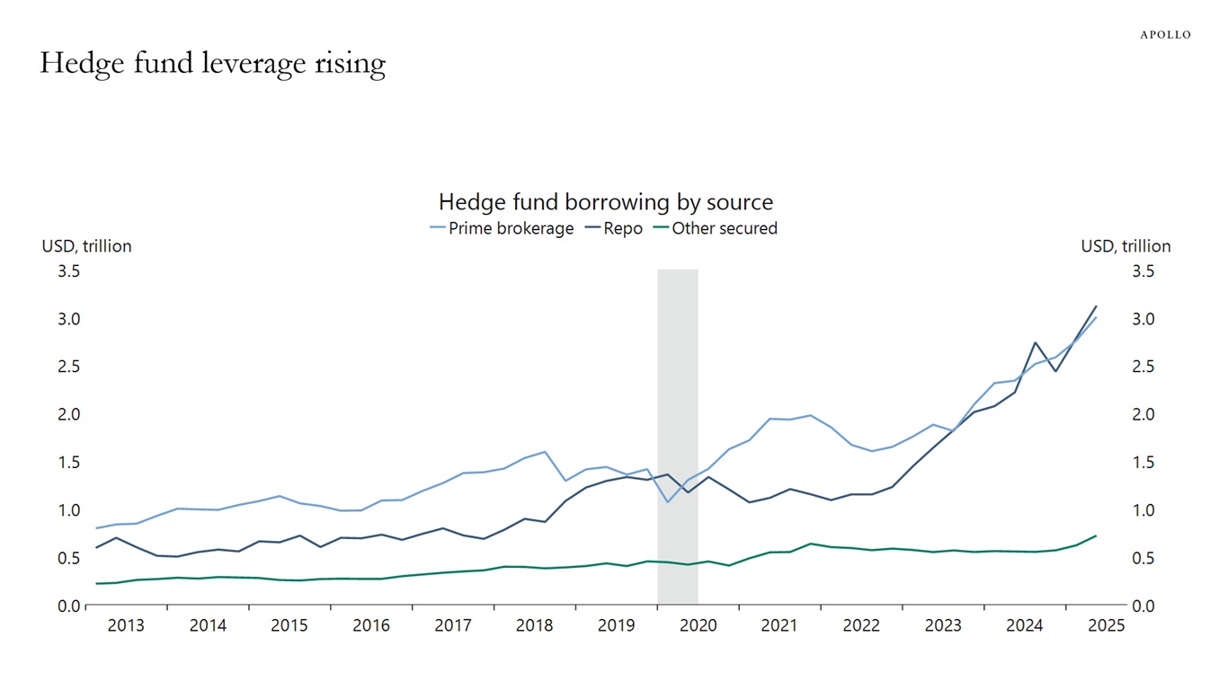 Hedge fund leverage rising
