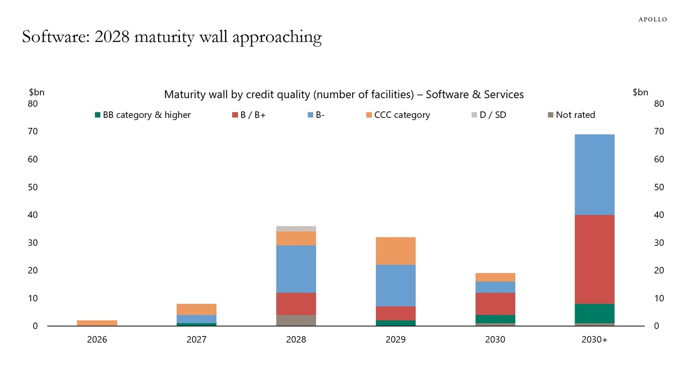 Software: 2028 maturity wall approaching